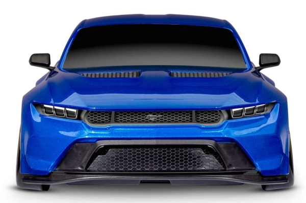 TRX105237-4-BLUE TRAXXAS 4-TEC Ford Mustang 1/10 Drift RTR Brushed